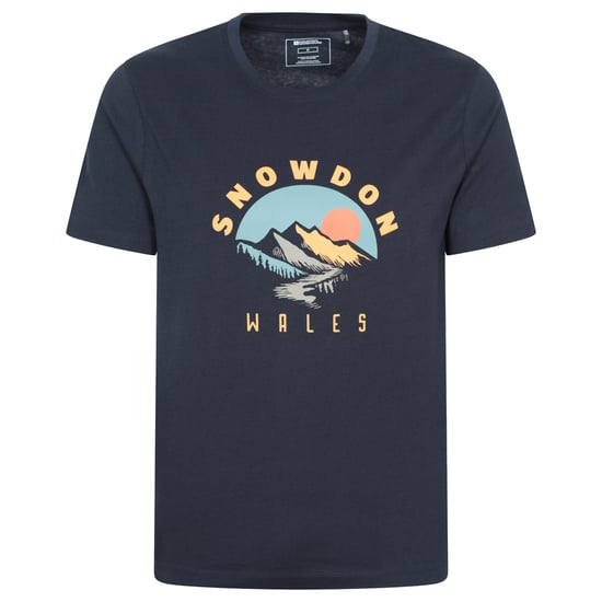 Mountain Warehouse - "Snowdon" T-Shirt für Herren kurzärmlig (Marineblau) - Image 1