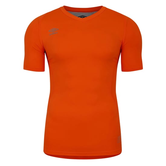 Umbro - "Elite" Base Layer Oberteil V-Ausschnitt für Herren/Damen Unisex (Leuchtend Orange) - Image 1