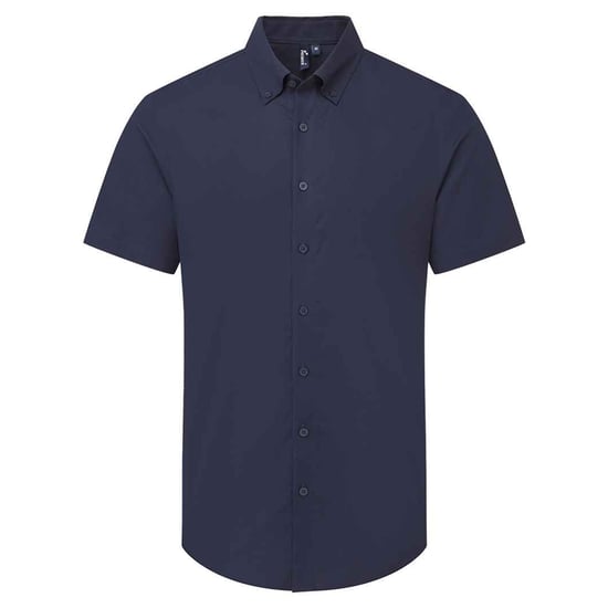 Premier - "Supreme" Formelles Hemd für Herren kurzärmlig (Marineblau) - Image 1
