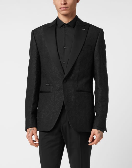 Jacquard Blazer Skull & Bones - Image 3