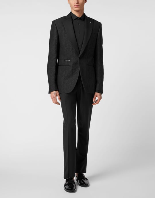 Jacquard Blazer Skull & Bones - Image 4