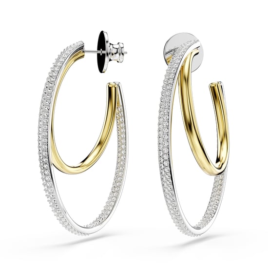 Swarovski 'Hyperbola' Damen Ohrstecker aus Metall - Silber/Gold 5702400 - Image 3