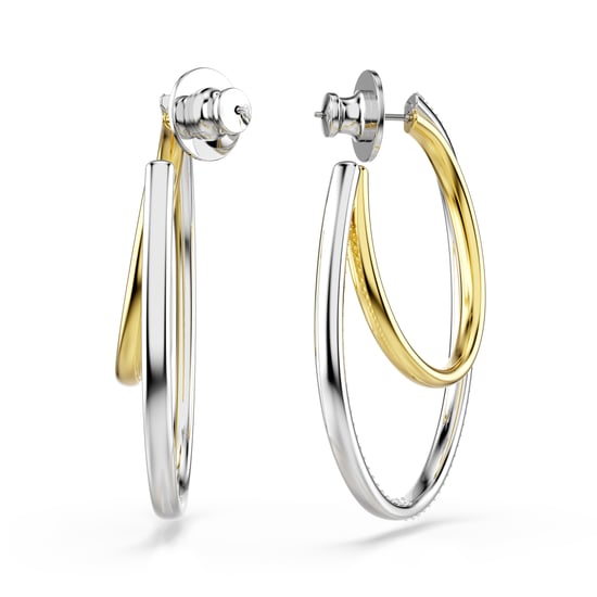 Swarovski 'Hyperbola' Damen Ohrstecker aus Metall - Silber/Gold 5702400 - Image 4