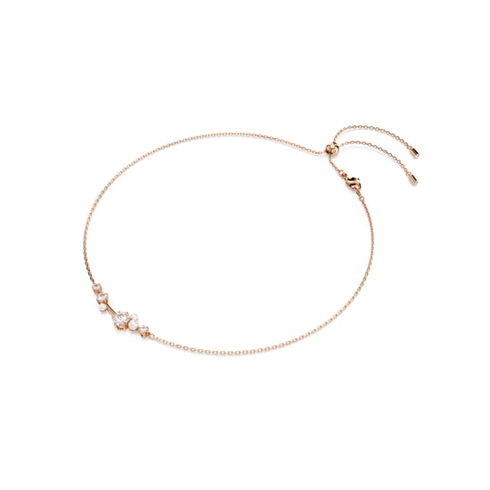Swarovski 'Constella Bars' Damen-Halskette aus vergoldetem Metall - Rose 5729504 - Image 2