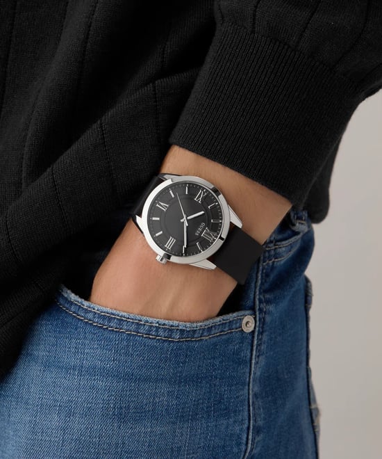 Guess Elliot Herren Schwarz Uhr GW0894G1 - Image 5