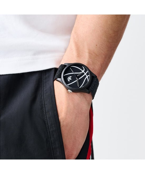 Adidas Originals Game One Unisex Schwarze Uhr AOSY25024 - Image 5