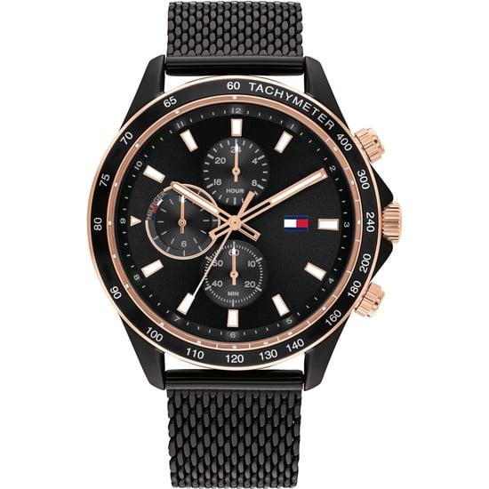 Tommy Hilfiger Miles Schwarz Herren Armbanduhr 1792020 - Image 1