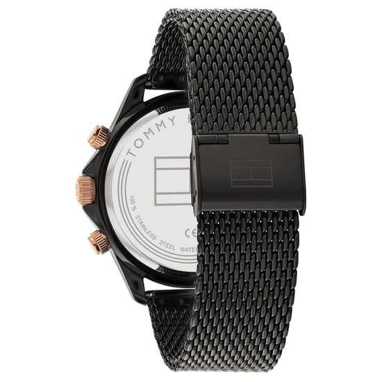 Tommy Hilfiger Miles Schwarz Herren Armbanduhr 1792020 - Image 2
