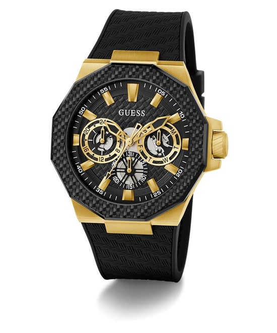 Guess Indy Herren Armbanduhr Schwarz GW0853G2 - Image 5