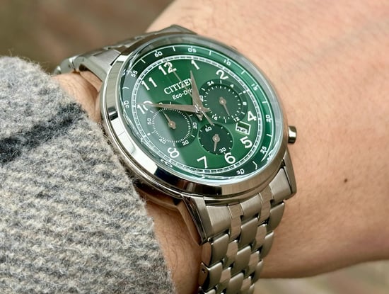 Citizen Herren Silber Uhr CA4630-53X - Image 4
