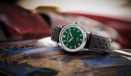 Frédérique Constant Vintage Rally Healey Limited Edition Herren Schwarz Uhr FC-397HDGR5B6 - Image 4