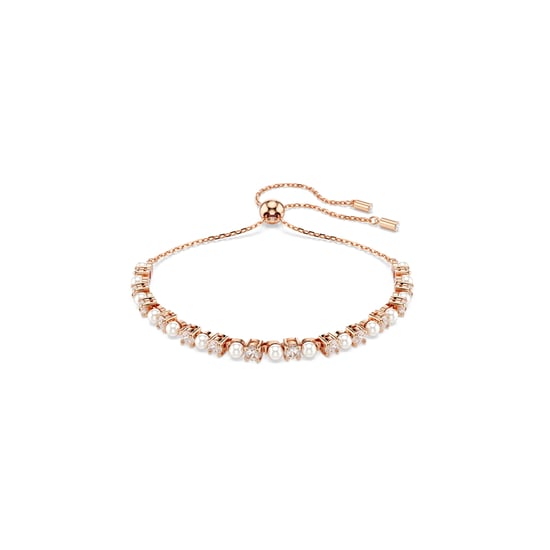 Swarovski 'Matrix Pearl' Damen Armband aus vergoldetem Metall - Rosé 5729506 - Image 1