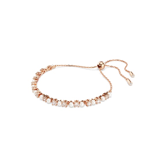 Swarovski 'Matrix Pearl' Damen Armband aus vergoldetem Metall - Rosé 5729506 - Image 3