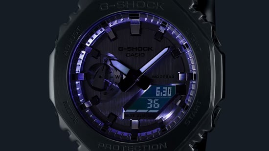 Casio G-Shock G-Steel Herren Silberne Uhr GM-2100YM-8AER - Image 3