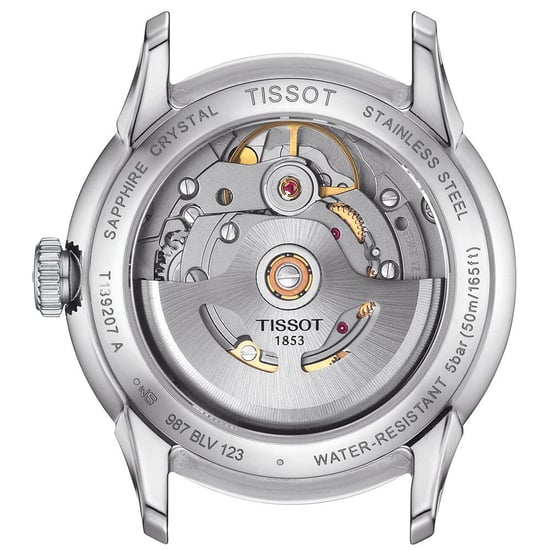 Tissot T-Classic Chemin Des Tourelles Powermatic 80 Damenuhr Rot T1392071611100 - Image 3