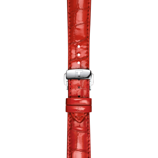 Tissot T-Classic Chemin Des Tourelles Powermatic 80 Damenuhr Rot T1392071611100 - Image 4