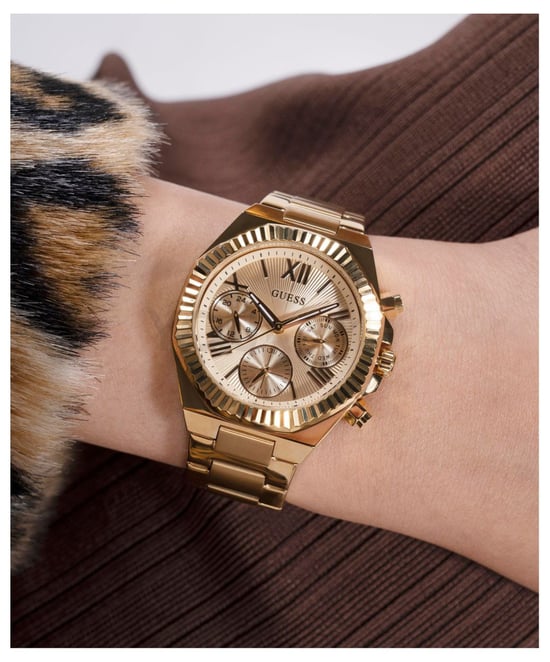 Guess Equality Damen Goldene Uhr GW0769L2 - Image 5
