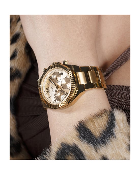 Guess Equality Damen Goldene Uhr GW0769L2 - Image 6