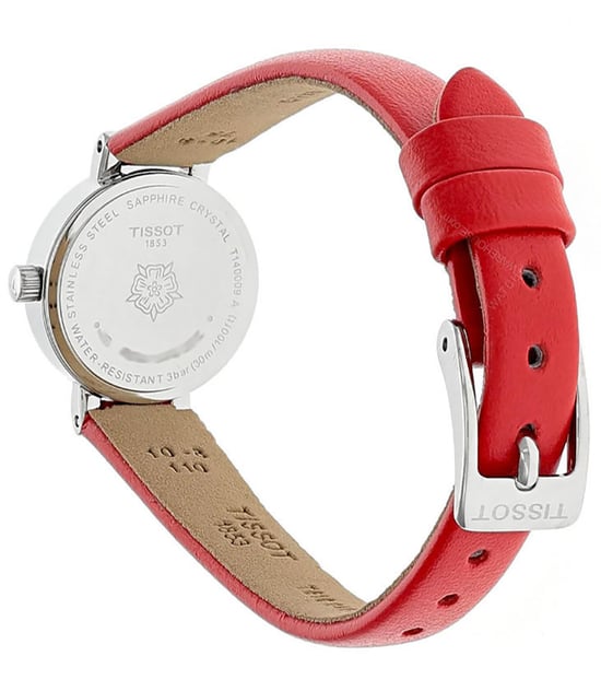 Tissot T-Lady Lovely Damen rote Uhr T1400091611100 - Image 4