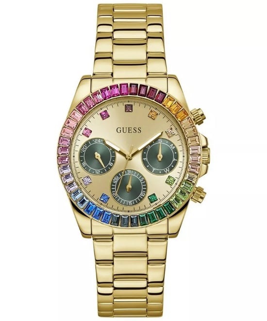 Guess Halo Damen Gold Watch GW0690L4 - Image 1