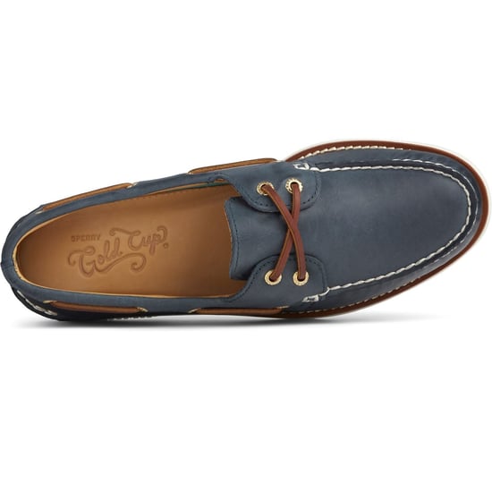 Sperry Authentic Gold Cup Herren Bootsschuhe Aus Leder In Marineblau - Image 4