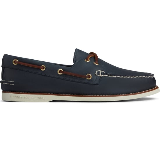 Sperry Authentic Gold Cup Herren Bootsschuhe Aus Leder In Marineblau - Image 6