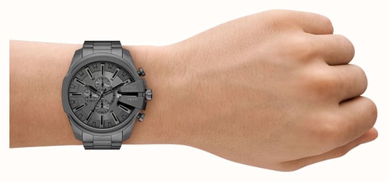Diesel Mega Chief Slim Herren Uhr Grau DZ4676 - Image 4