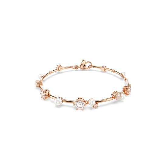 Swarovski 'Constella Bars' Damen Armband aus vergoldetem Metall - Rosé 5729505 - Image 1