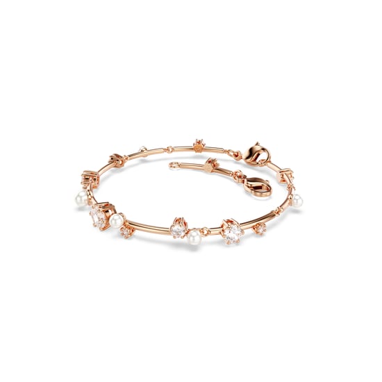 Swarovski 'Constella Bars' Damen Armband aus vergoldetem Metall - Rosé 5729505 - Image 2