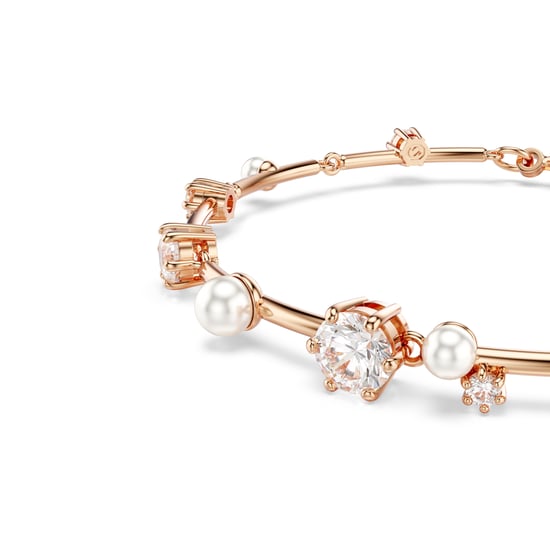 Swarovski 'Constella Bars' Damen Armband aus vergoldetem Metall - Rosé 5729505 - Image 3