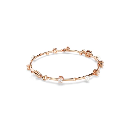 Swarovski 'Constella Bars' Damen Armband aus vergoldetem Metall - Rosé 5729505 - Image 5