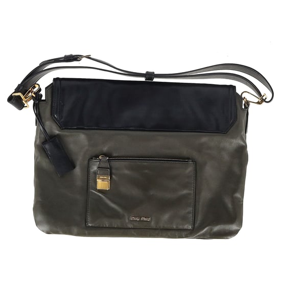 Miu Miu Flap-Umhängetasche aus mehrfarbigem Leder - Image 2