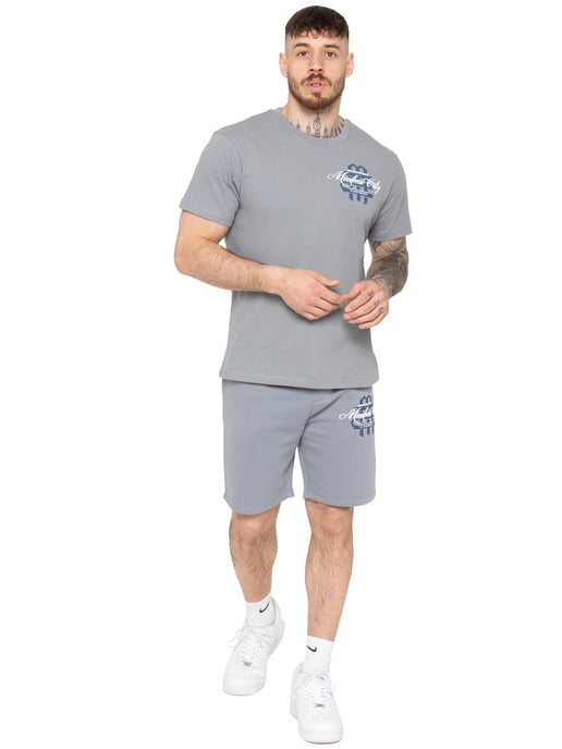 Enzo Milano | Herren-Fleece-Shorts mit Print - Image 5