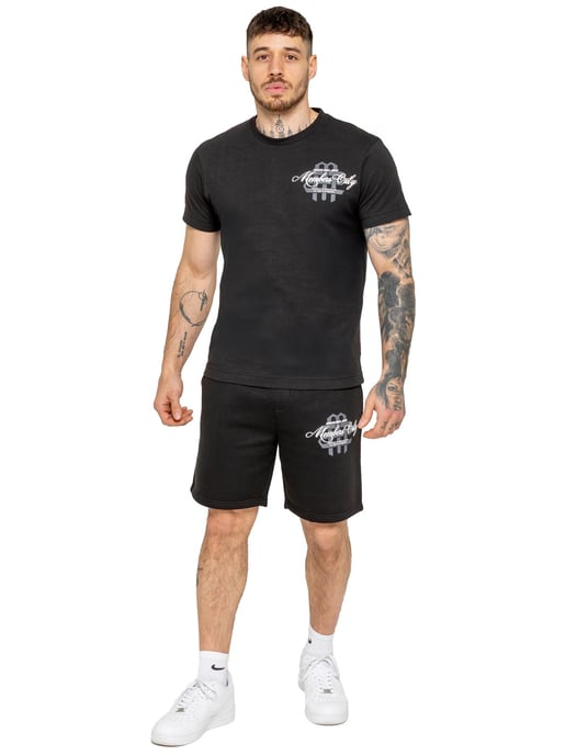 Enzo Milano | Herren bedruckte Fleece-Shorts - Image 4