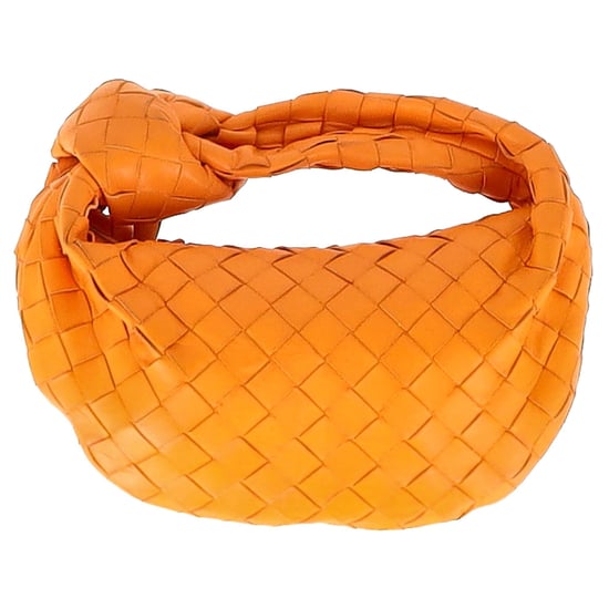 Bottega Veneta Mini Jodie aus orangefarbenem Leder - Image 4