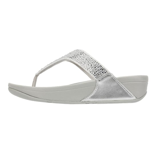 FitFlop Lulu Crystal Mix Damen Silber Sandalen - Image 6