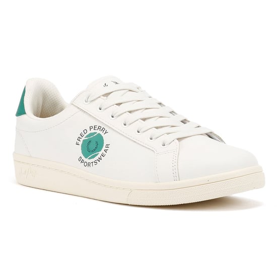 Fred Perry Tennis Cupsole Leder Herren Weiße Sneakers - Image 2
