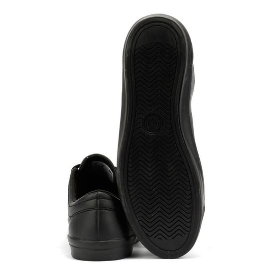 Fred Perry Baseline Herren Schwarz Leder Sneaker - Image 4