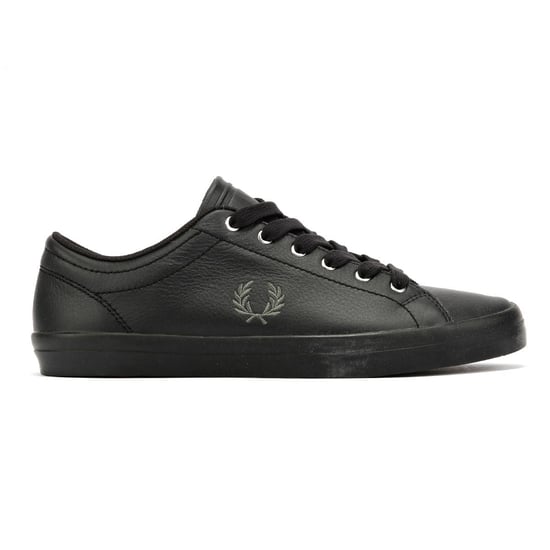 Fred Perry Baseline Herren Schwarz Leder Sneaker - Image 5