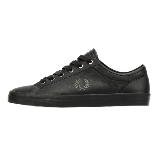 Fred Perry Baseline Herren Schwarz Leder Sneaker - Image 6