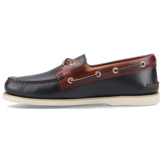 Sperry Authentic Gold Cup Herren Bootsschuhe Aus Schwarzem/Braunem Leder - Image 4