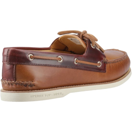 Sperry Authentic Gold Cup Herren Bootsschuhe Aus Leder In Tan/Braun - Image 2