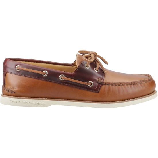 Sperry Authentic Gold Cup Herren Bootsschuhe Aus Leder In Tan/Braun - Image 5