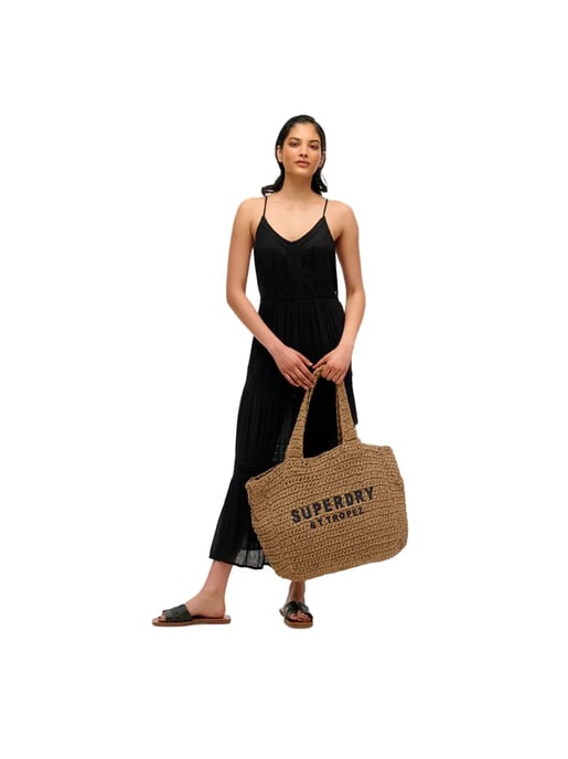 Superdry Damen-Tragetaschen Raffia City - Image 2