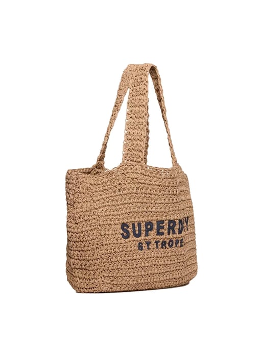 Superdry Damen-Tragetaschen Raffia City - Image 4