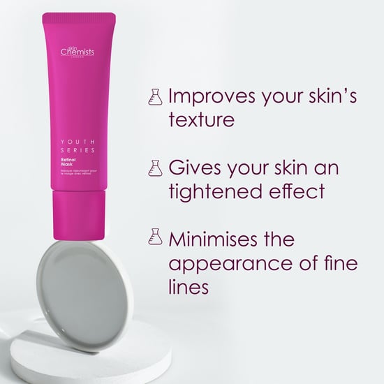 skinChemists Jugend-Serie Retinol-Maske 50ml x 2 Duo-Pack - Image 4