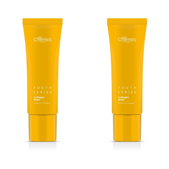 skinChemists Jugendserie 1% Kollagenmaske 50ml x 2 Duo-Pack - Image 1