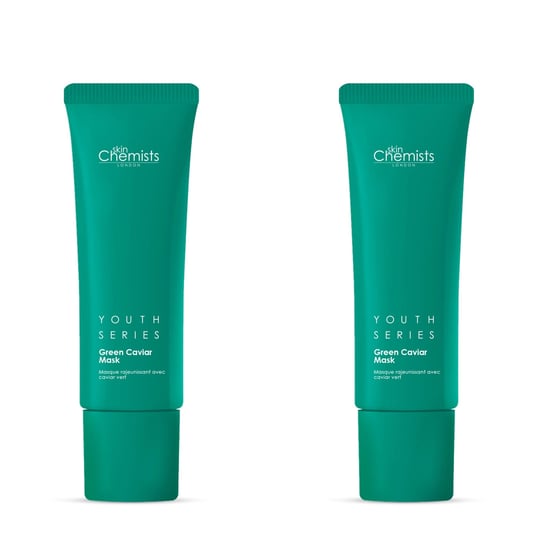 skinChemists Jugendserie Grüne Kaviar Maske 50ml x 2 Duo-Pack - Image 1
