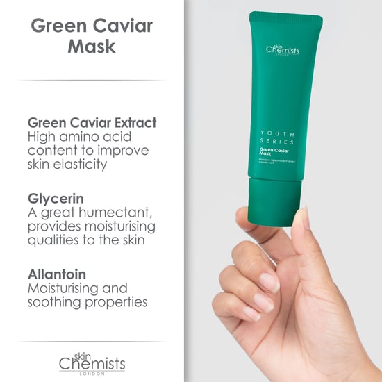 skinChemists Jugendserie Grüne Kaviar Maske 50ml x 2 Duo-Pack - Image 5