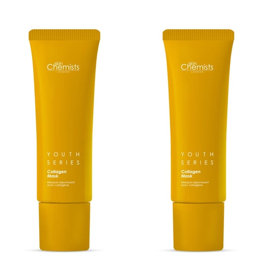 skinChemists Jugendserie 1% Kollagenmaske 50ml x 2 Duo-Pack - Image 1